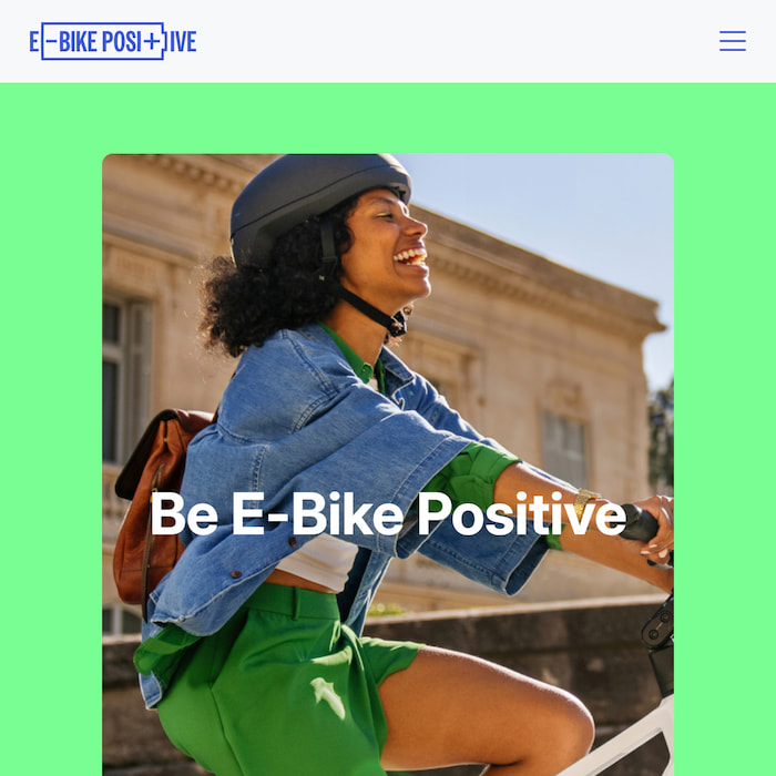 E-Bike Positive